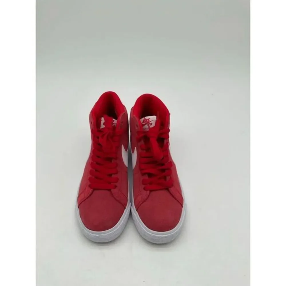 Nike SB Zoom Blazer Mid University Red/White Suede- New‎ Size 4Y
